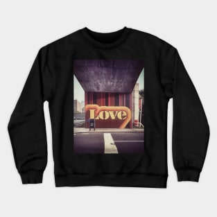 Street Art Love Graffiti Dumbo Brooklyn NYC Crewneck Sweatshirt